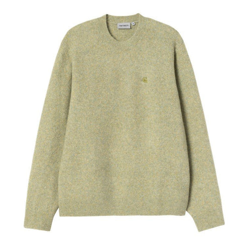Carhartt Wip Curtis Sweater Sweatshirt - Tangled Brass - Streetart.fr